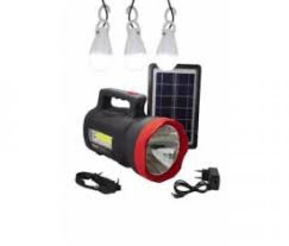 EVERTON RT-906  Güneş Enerjili Solar Aydınlatma Radyolu Set