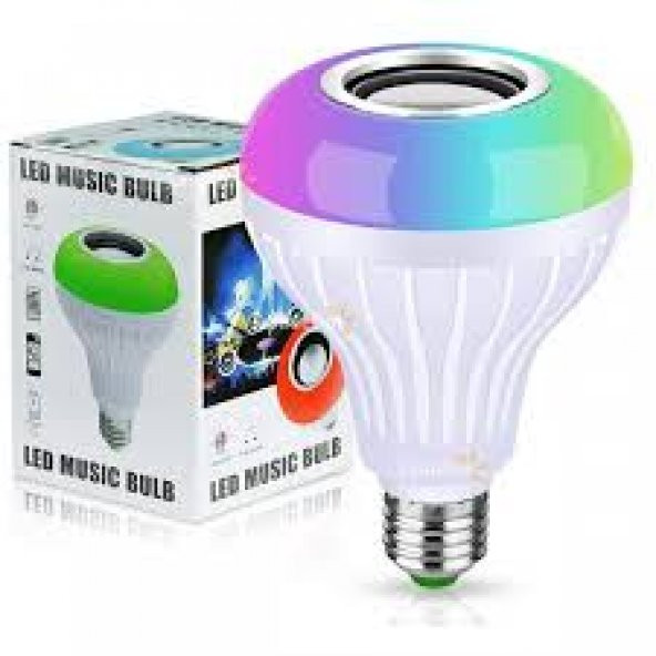 Bigem Müzik Çalan Kumandalı Renk Değiştiren Bt- Ampul 12 Watt - 6