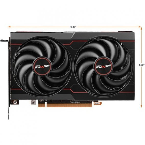 Sapphire 11310-01-20G VGA Pulse AMD RX6600 Gam 8GB GDDR6 KUTUSU AÇIK ÜRÜN - 2