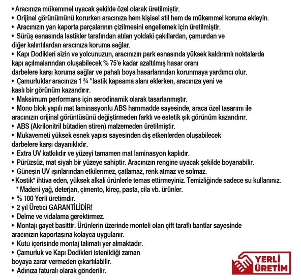 MERCEDES VİTO 2004 - 2010 CAPPAFE MAT ARKA TAMPON EŞİĞİ - 5