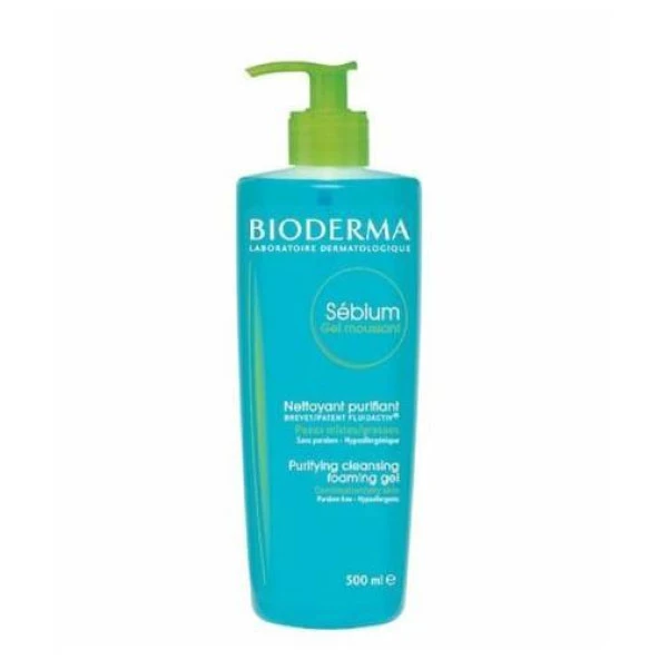 Bioderma Sebium Foaming Gel Yüz Temizleme Jeli 500 ml