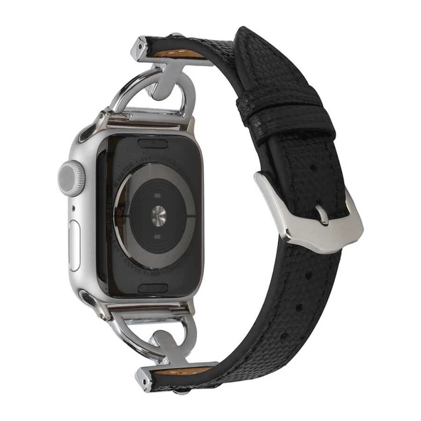 ​​​Apple Watch Ultra 49mm KRD-53 Deri Tasarım Kordon - 9