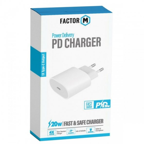 Factor-M Pd Charger Type-C 20W