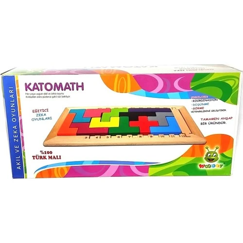 Katomath Zeka Oyunu Katamino Ahşap Zeka Oyunu