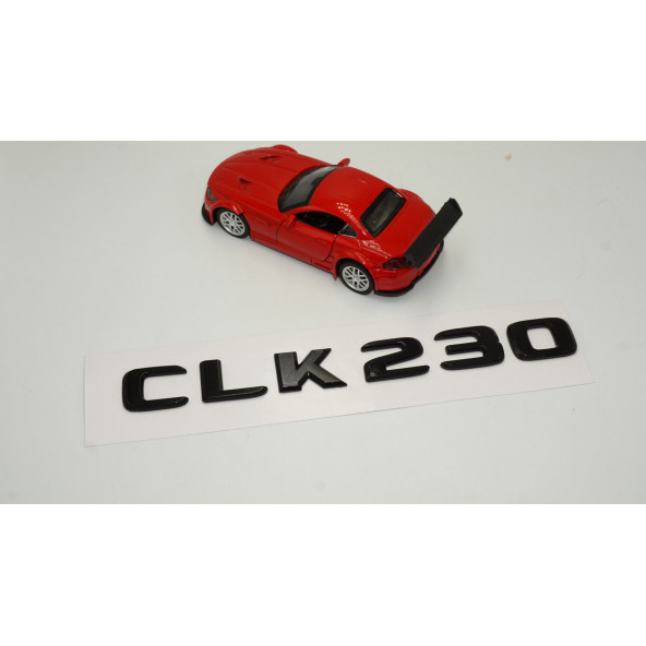 CLK 230 Bagaj Parlak Siyah ABS 3M 3D Yazı Logo - 2