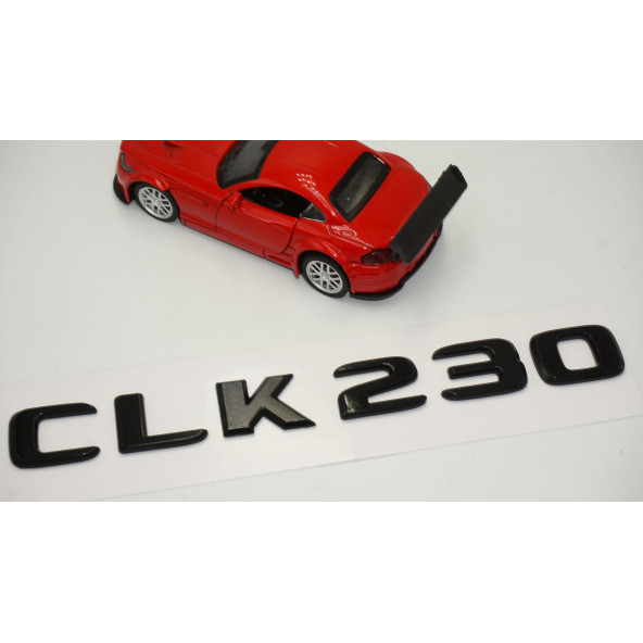 CLK 230 Bagaj Parlak Siyah ABS 3M 3D Yazı Logo - 3