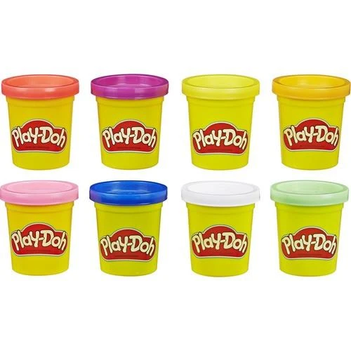 Play-Doh 8Li Hamur Gökkuşağı Renkleri E5044-E5062 Lisanslı Ürün ürün görseli 1