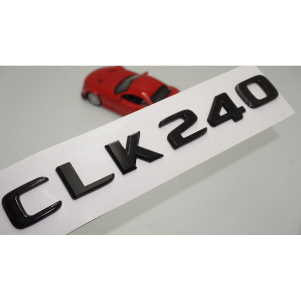 CLK 240 Bagaj Parlak Siyah ABS 3M 3D Yazı Logo