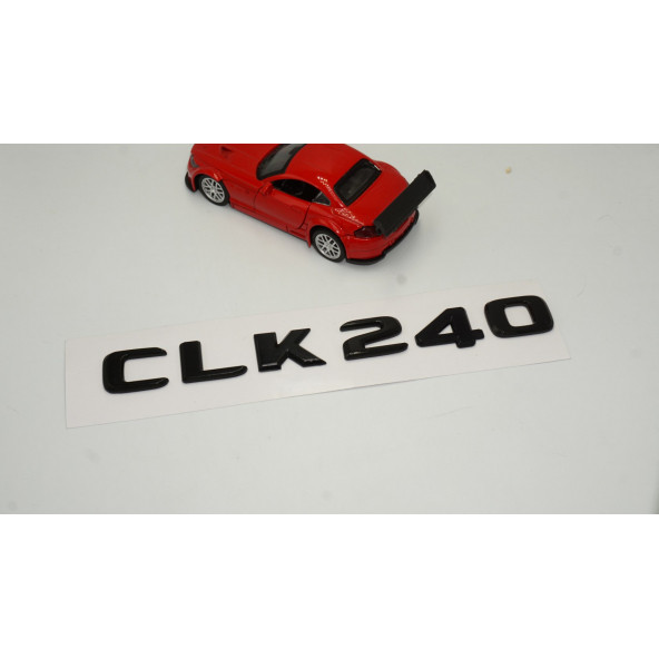 CLK 240 Bagaj Parlak Siyah ABS 3M 3D Yazı Logo - Resim 2