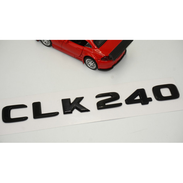 CLK 240 Bagaj Parlak Siyah ABS 3M 3D Yazı Logo - Resim 3