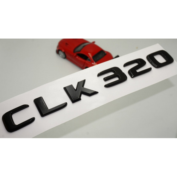 CLK 320 Bagaj Parlak Siyah ABS 3M 3D Yazı Logo