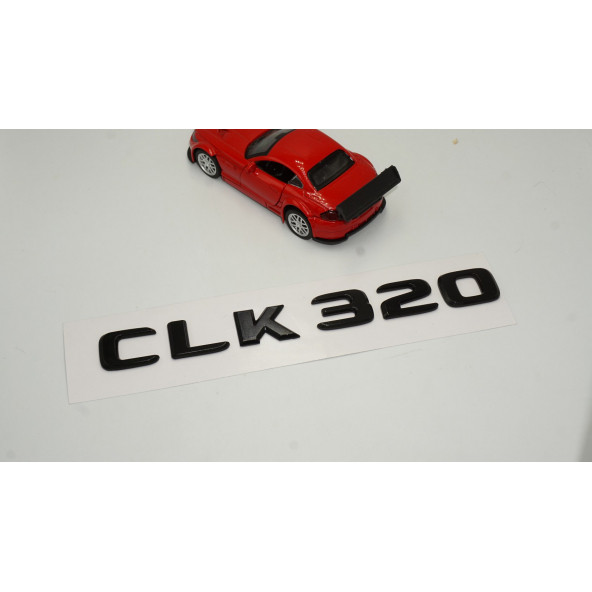 CLK 320 Bagaj Parlak Siyah ABS 3M 3D Yazı Logo - 2