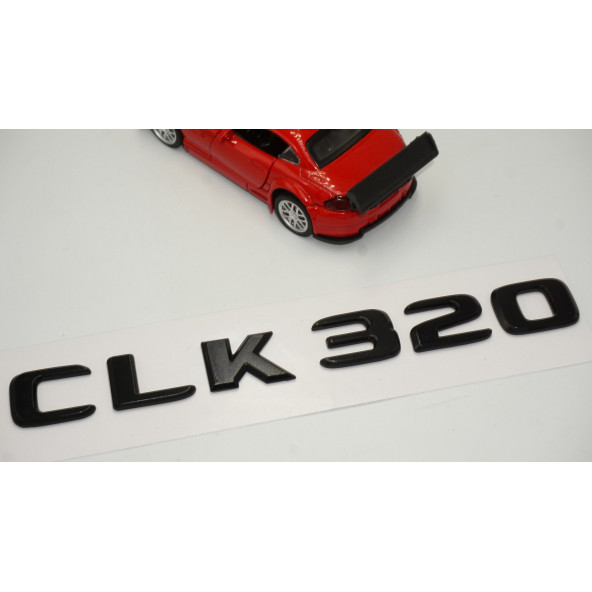 CLK 320 Bagaj Parlak Siyah ABS 3M 3D Yazı Logo - 3