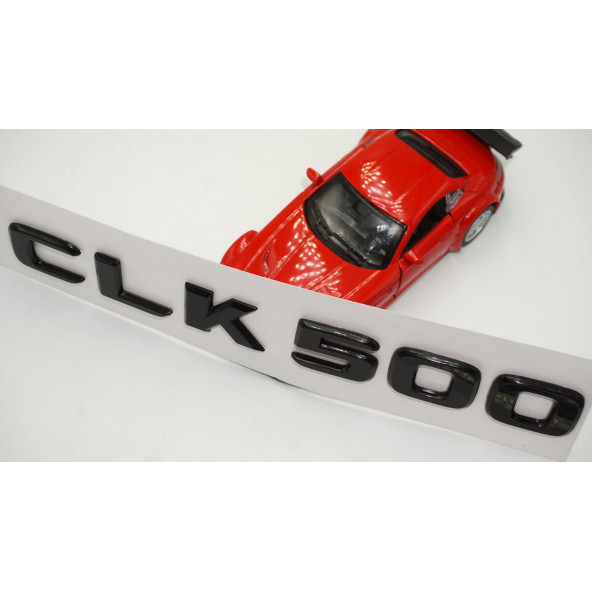 CLK 500 Bagaj Parlak Siyah ABS 3M 3D Yazı Logo - 4