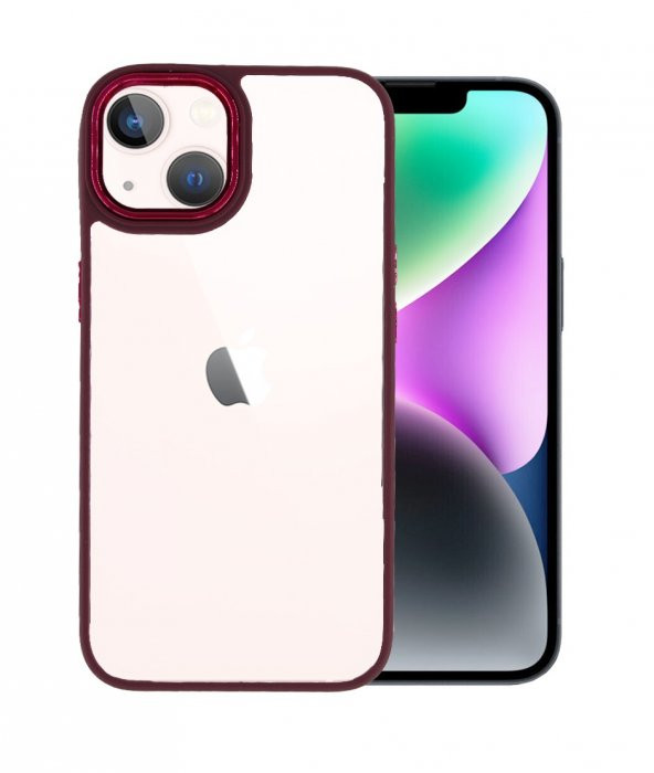 İphone 14 - High Clear - Şeffaf - Renkli - Resim 2