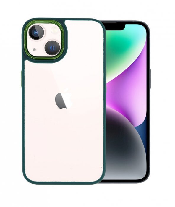 İphone 14 - High Clear - Şeffaf - Renkli - Resim 7