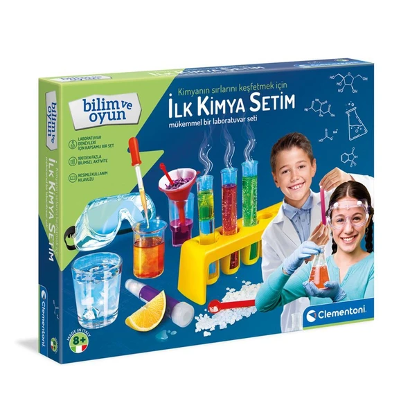 Clementoni Deney Seti İlk Kimya Setim 64228 Lisanslı Ürün ürün görseli 1