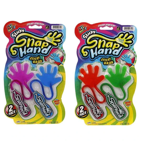 Jaru 2'li Eğlenceli Yapışkan El  - 86562 1 - 1 Paket Fiyatıdır