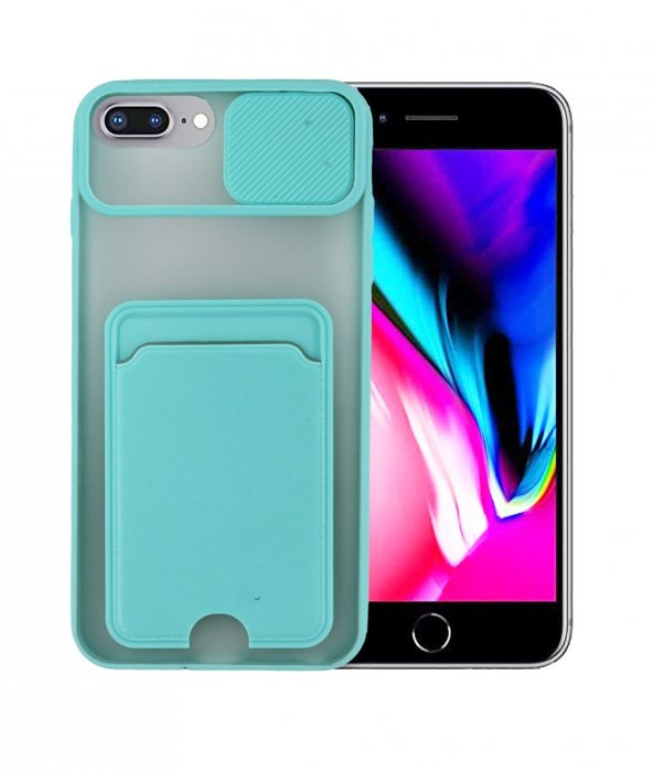 İphone 7-8 Plus - Cüzdanlı - Kamera Korumalı ürün görseli