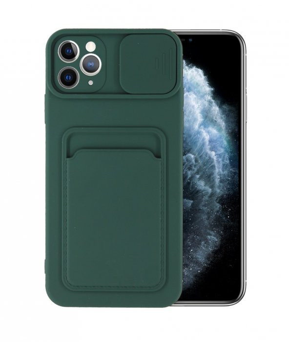 İphone 11 Pro Max - Cüzdanlı Kılıf - Deliksiz - Resim 5