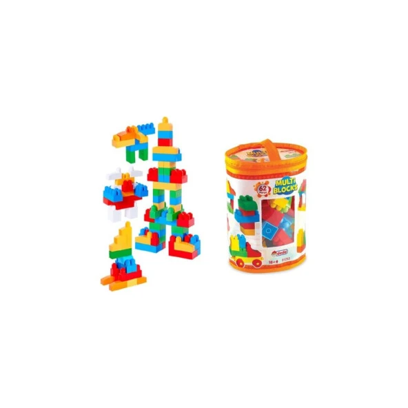 Multi Blocks 62 Parça Dede - 62 Parça Yapı Oyuncağı - 2