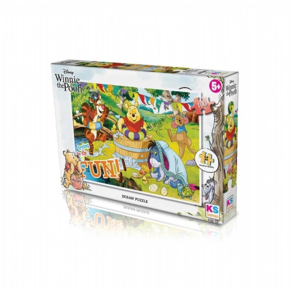 KS Games Winnie The Pooh Puzzle 100 Parça Lisanslı Ürün