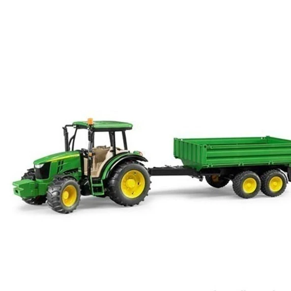 Bruder John Deere 5115M Traktör Ve Römork - 02108 ürün görseli 1