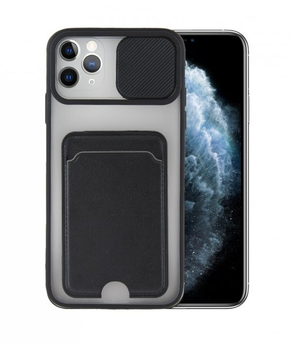 İphone 11 Pro Max - Cüzdanlı Kılıf - Kamera Korumalı - Resim 4