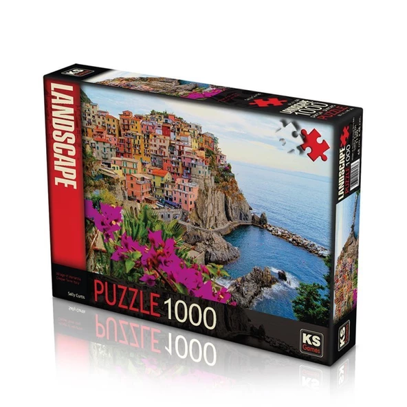 1000 Parça Puzzle Village of Manarola KS Games 1000 Parça Puzzle