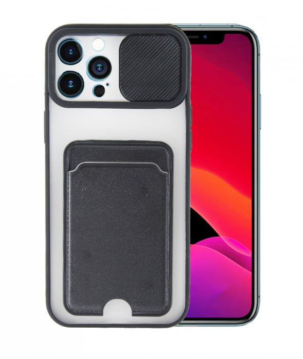 İphone 12 Pro Max - Cüzdanlı Kılıf - Kamera Korumalı - Resim 3