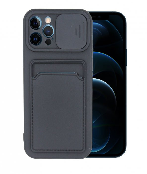 İphone 12 Pro - Cüzdanlı - Kamera Korumalı - Resim 4
