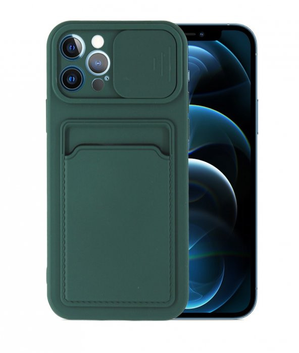 İphone 12 Pro - Cüzdanlı - Kamera Korumalı - Resim 5
