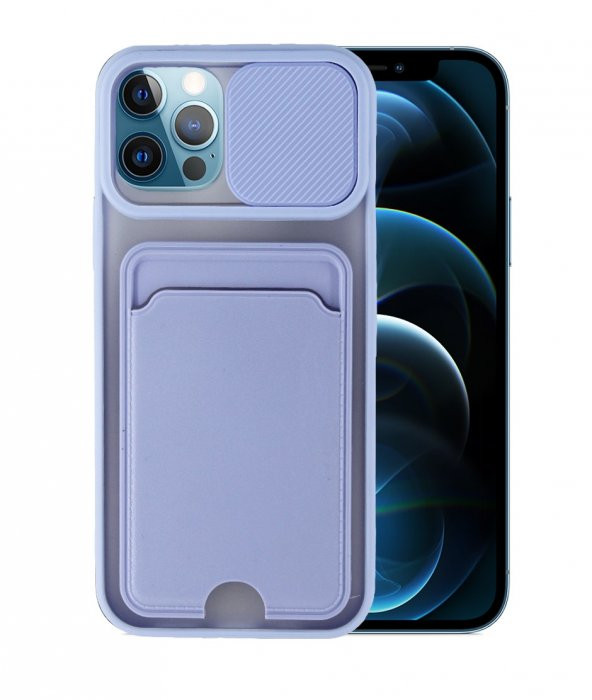 İphone 12 Pro - Cüzdanlı - Kamera Korumalı ürün görseli