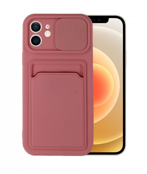 İphone 12 - Cüzdanlı - Kamera Korumalı - Resim 4