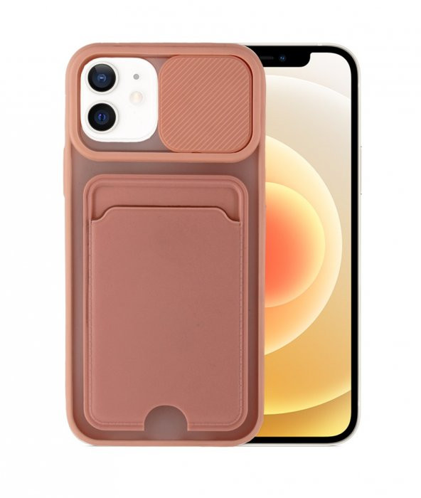 İphone 12 - Cüzdanlı - Kamera Korumalı - Resim 2