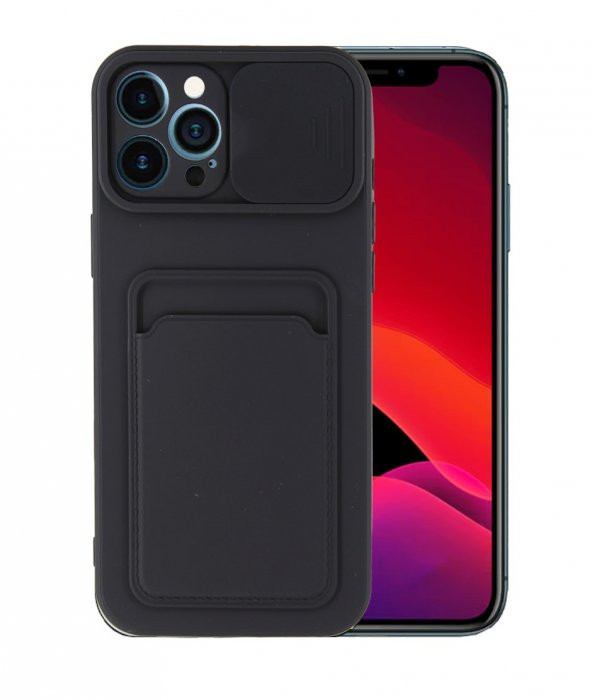 İphone 12 Pro Max - Cüzdanlı - Kamera Korumalı - Resim 3