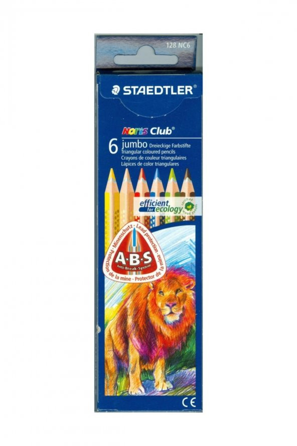 Staedtler Jumbo 6lı Kuru Boya ürün görseli 1