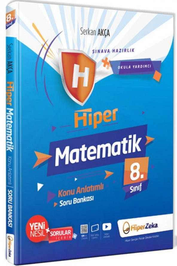 8. Sınıf Hiper Matematik Konu Anlatımlı & Soru Bankası | Serkan Akça