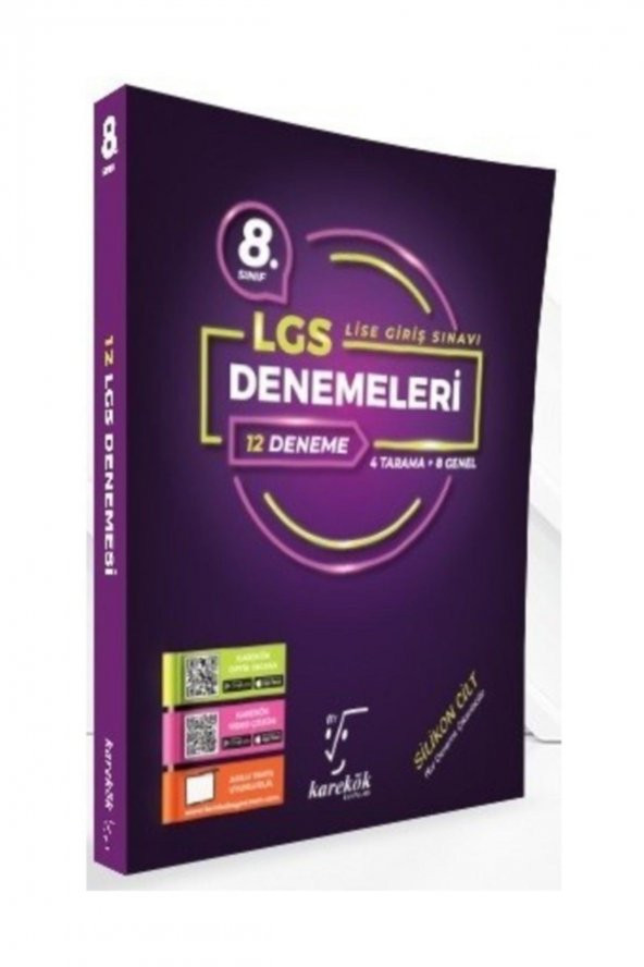 8. Sınıf LGS 12 Deneme Karekök Yayınları
