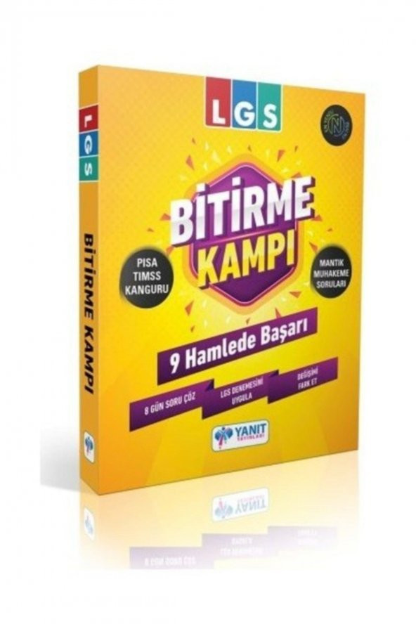 8. Sınıf LGS 9 Hamlede Başarı Bitirme Kampı Yanıt Yayınları