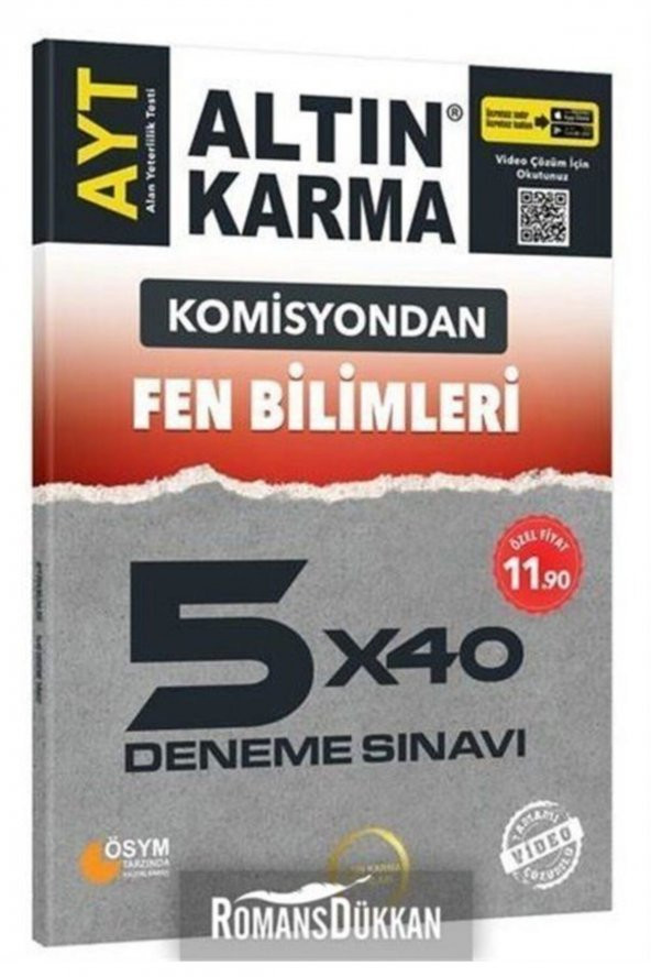 Altın Karma Komisyondan AYT Fen Bilimleri 5x40 Deneme Sınavı