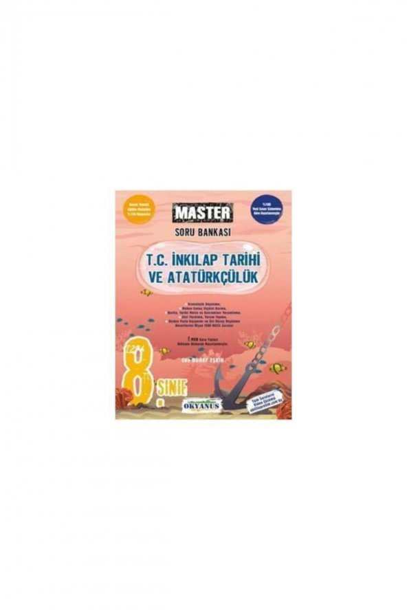 8. Sınıf Master T. C. İnkılap Tarihi Ve Atatürkçülük Soru Bankası Okyanus Yayınları