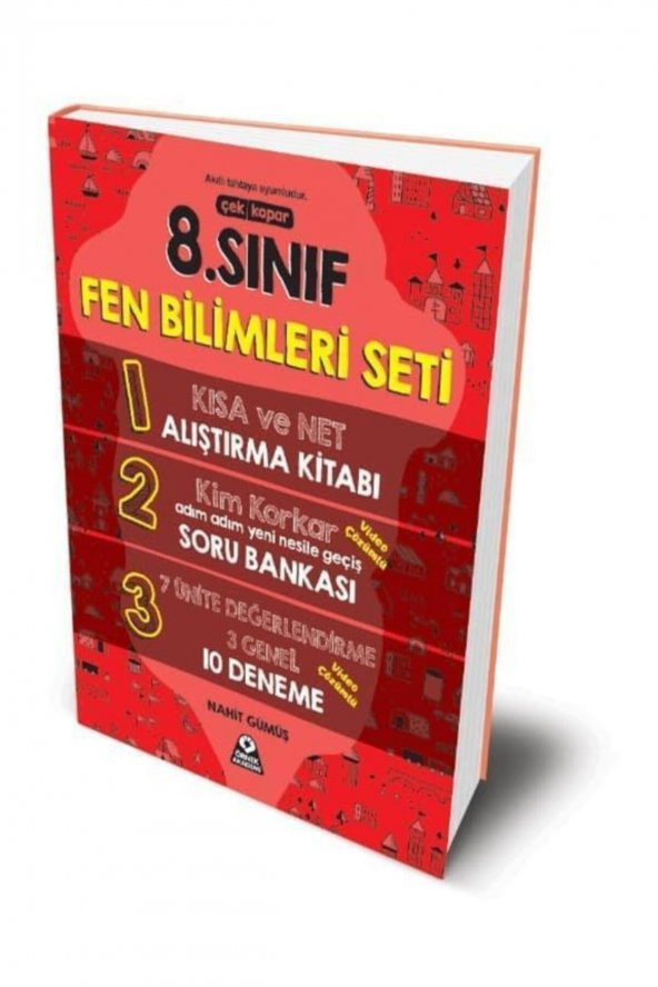 8.Sınıf Fen Bilimleri Çek Kopar Soru Bankası Seti Örnek Akademi