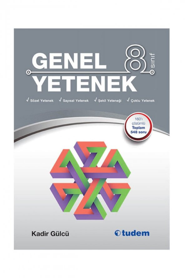 8.Sınıf LGS Genel Yetenek Kitabı Tudem Eğitim