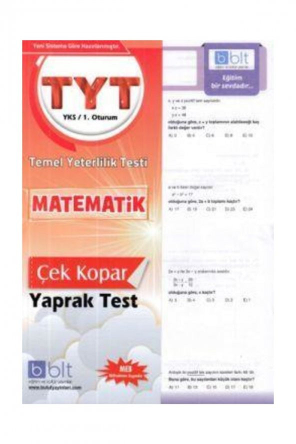 Bulut Eğitim TYT Matematik Çek Kopar Yaprak Test