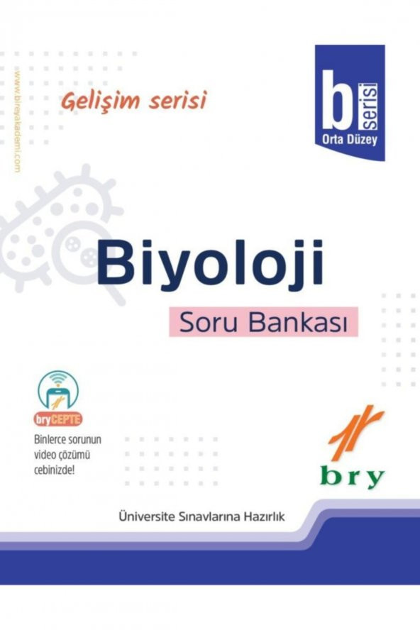 Biyoloji B Serisi Orta Düzey Soru Bankası Birey Eğitim Yayınları