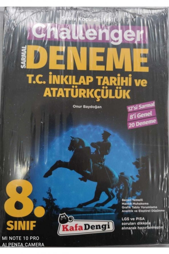 8. Sınıf Challenger Inkılap Tarihi ve Atatürkçülük 20li Deneme