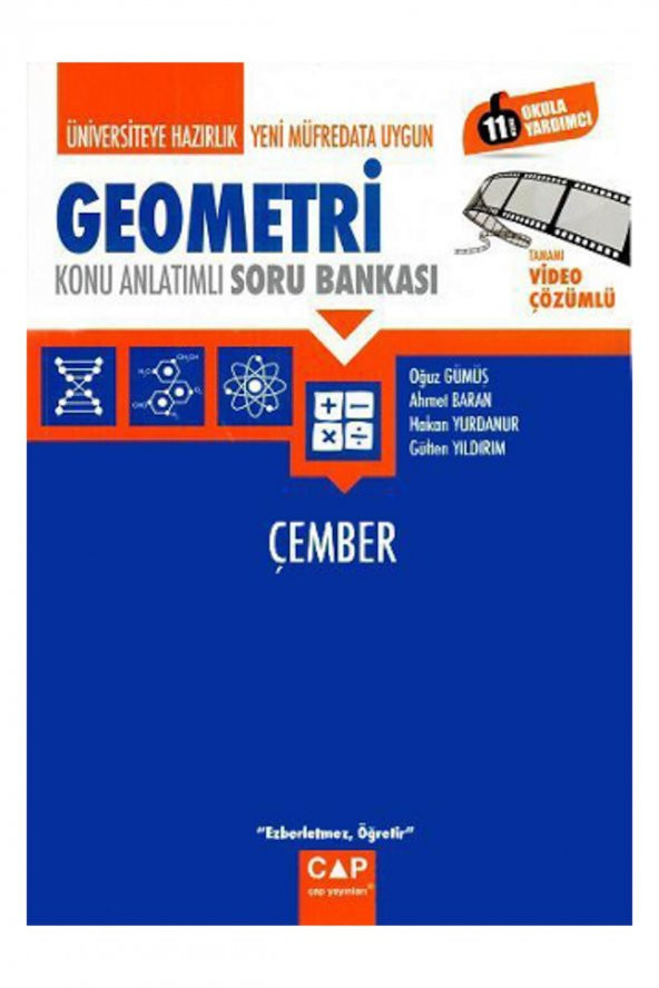 Çap Geometri Çember Konu Anlatımlı Soru Bankası