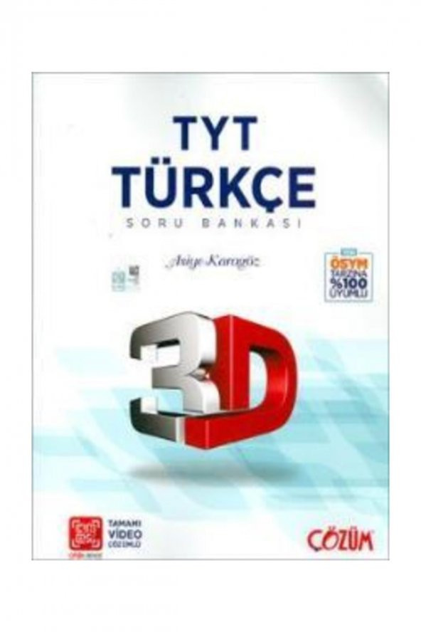 Çözüm Yayınları TYT 3D Türkçe Soru Bankası