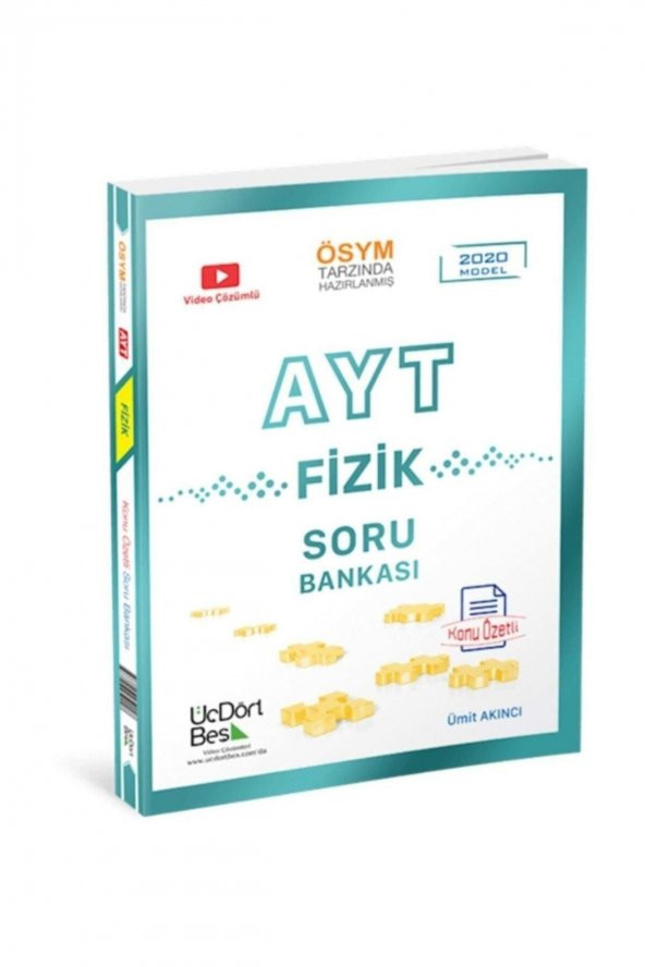 AYT Fizik Soru Bankası Üç Dört Beş Yayınları